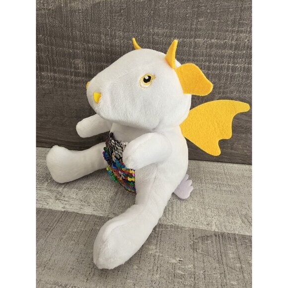 RMS Dragon Plush Wings Weighted Bean Bottom Tooth Fairy Pocket Fantasy Magical - Picture 4 of 9